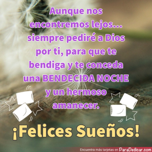 Dedica Buenas Noches con Amor y Esperanza
