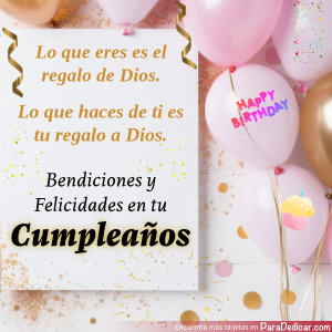 Bendiciones y Felicidades: Tarjetas de Cumpleaños Únicas