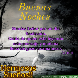 Buenas Noches: Un Mensaje de Gratitud y Sueños Felices