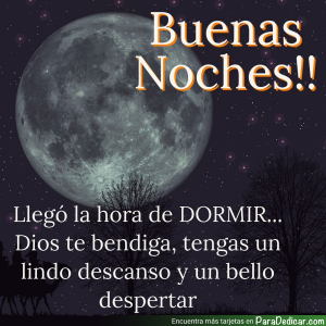 Tarjetas de Buenas Noches: Envía Paz y Amor