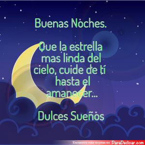 Dulces Sueños: Mensajes de Buenas Noches