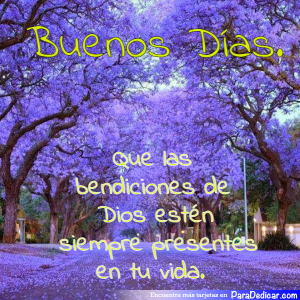 Mensaje de Buenos Días: Bendiciones de Dios para Ti