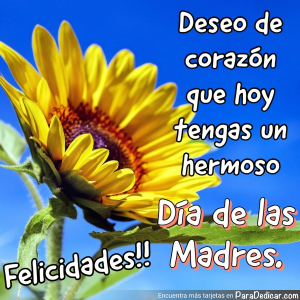 Deseo de un Hermoso Día de las Madres