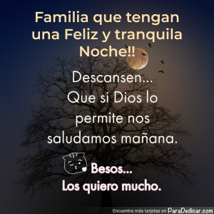 Mensajes Para Desear Una Noche Tranquila