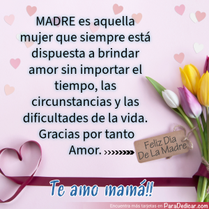 Feliz Día De La Madre: Tarjetas y Mensajes Especiales