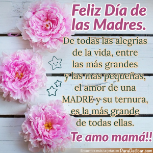 Feliz Día de las Madres: Mensajes Amorosos para Mamá