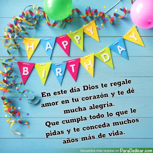 Mensaje de Cumpleaños: Amor y Felicidad en Tu Día