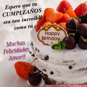 Celebrando el Amor: Feliz Cumpleaños con Mucho Amor