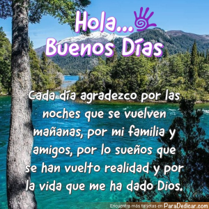 Saludos de Buenos Días: La Magia de Agradecer