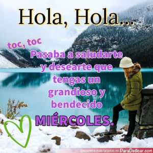 Mensaje de Buenos Días para un Miércoles Bendecido