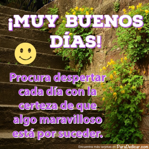 Buenos Días: ¡Despierta Con Positividad y Alegría!