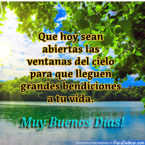 Muy Buenos Días: Mensaje de Luz y Esperanza