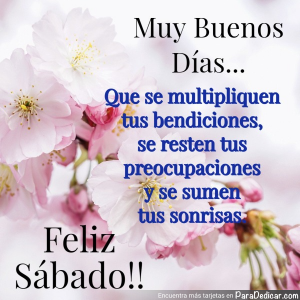 Mensajes Positivos para un Feliz Sábado