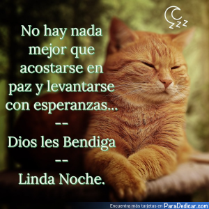 Mensajes de Buenas Noches: Dios Te Bendiga