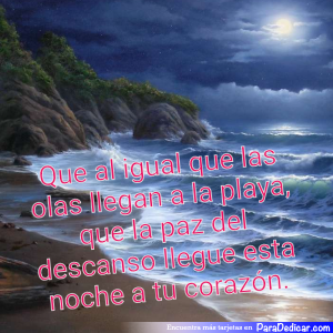 Mensajes de Buenas Noches para Enviar Amor y Paz