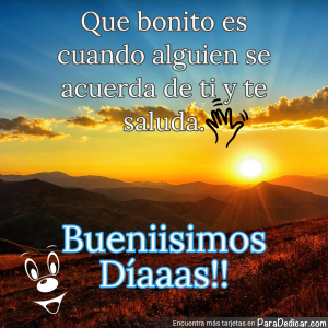 La Belleza de un Saludo Matutino que Ilumina el Día