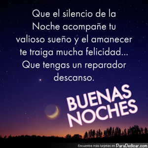 Tarjetas De Buenas Noches Para Un Reparador Descanso