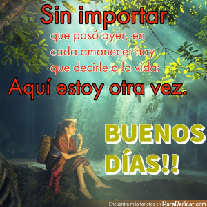 Saludo de Buenos Días: Mensaje de Renacer Cada Amanecer