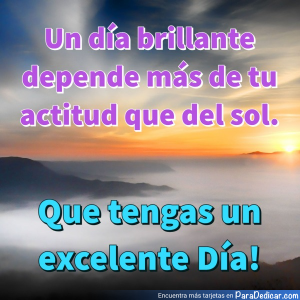 Actitud Positiva: Clave para un Día Brillante